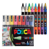 ماژیک یونی مدل POSCA 5M بسته 16 عددی