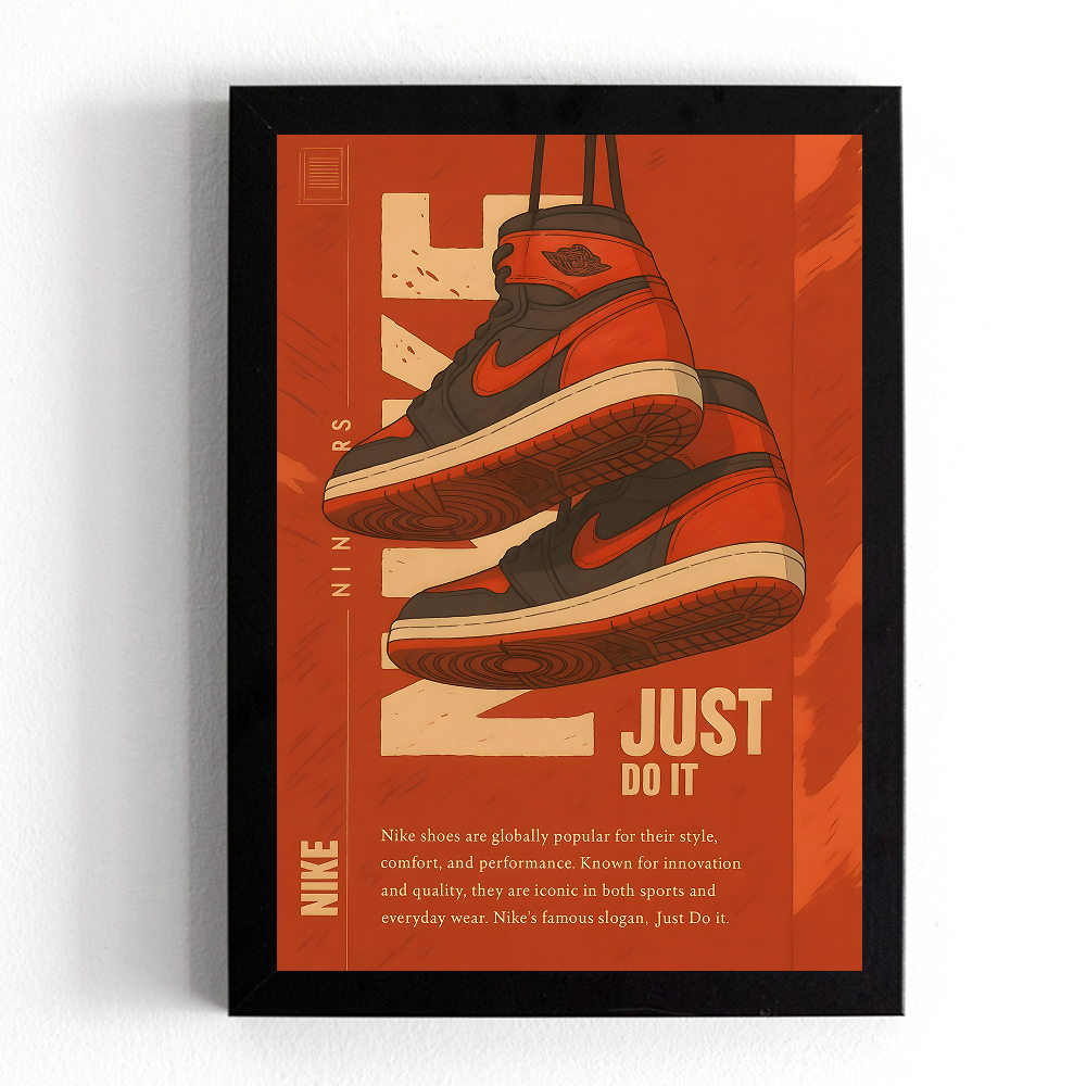 تابلو طرح کفش نایک (Nike) کد 1110