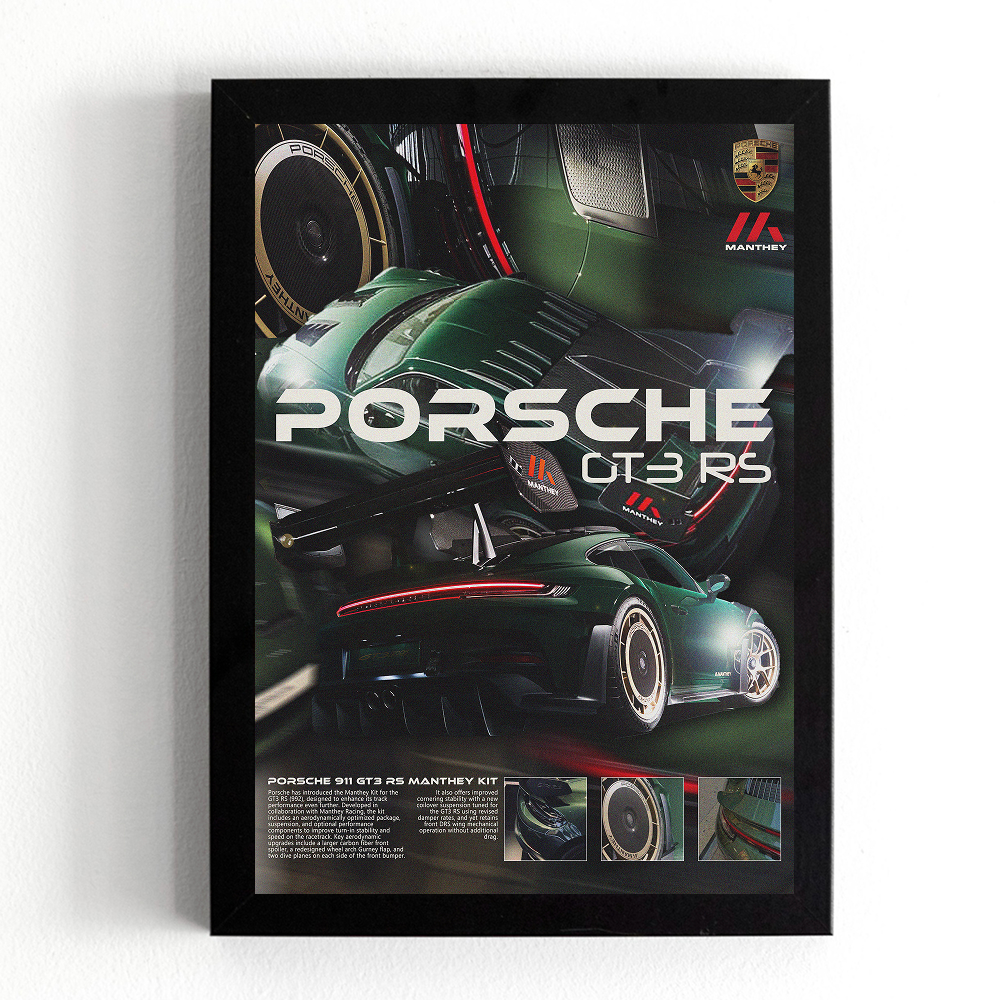 تابلو طرح ماشین پورشه 911 (Porsche 911) کد 1146
