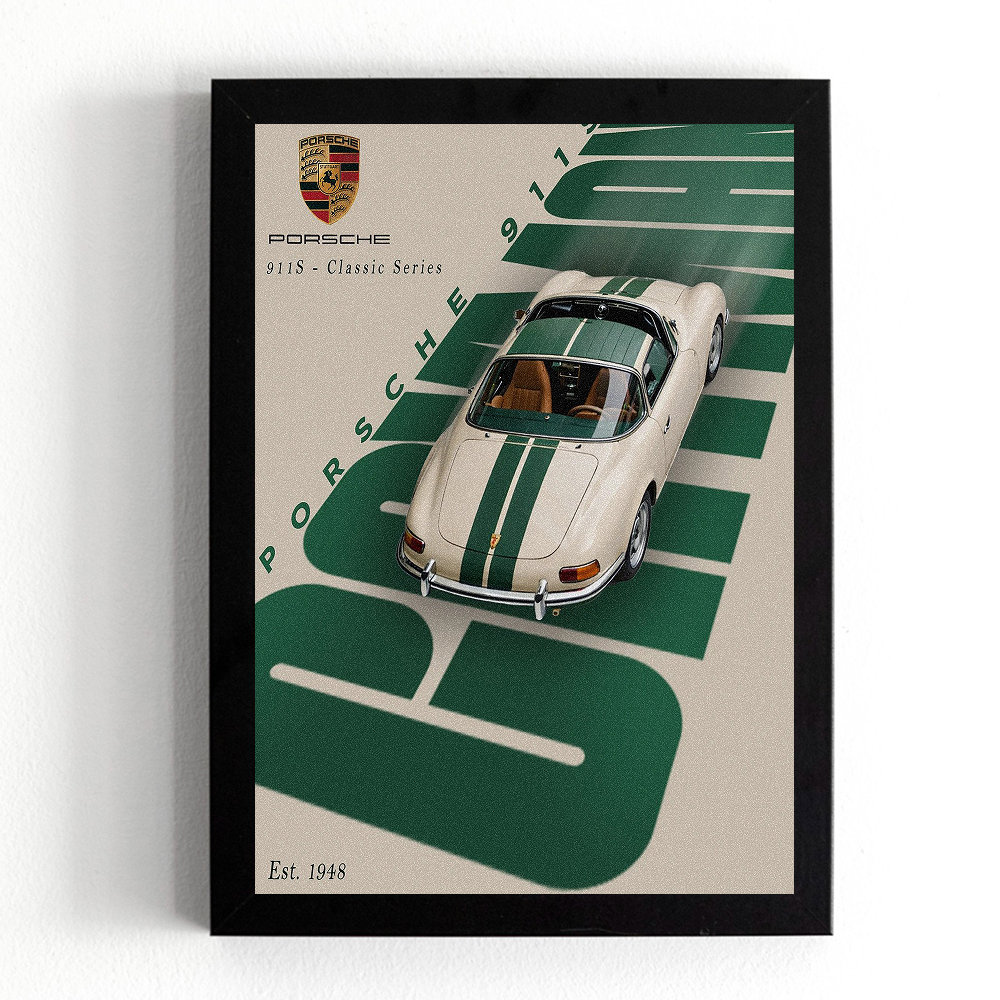 تابلو طرح ماشین پورشه 911 (Porsche 911) کد 1149