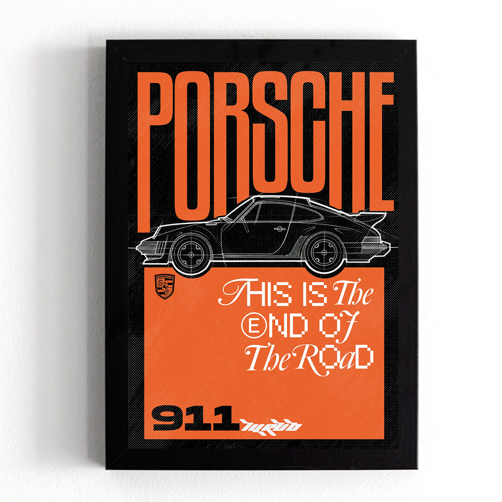 تابلو طرح ماشین پورشه 911 (Porsche 911) کد 1153