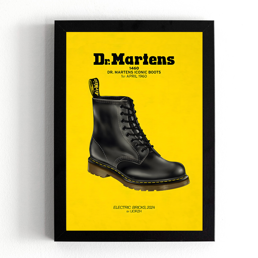 تابلو طرح کفش دکتر مارتین (Dr.Martens) کد 1165