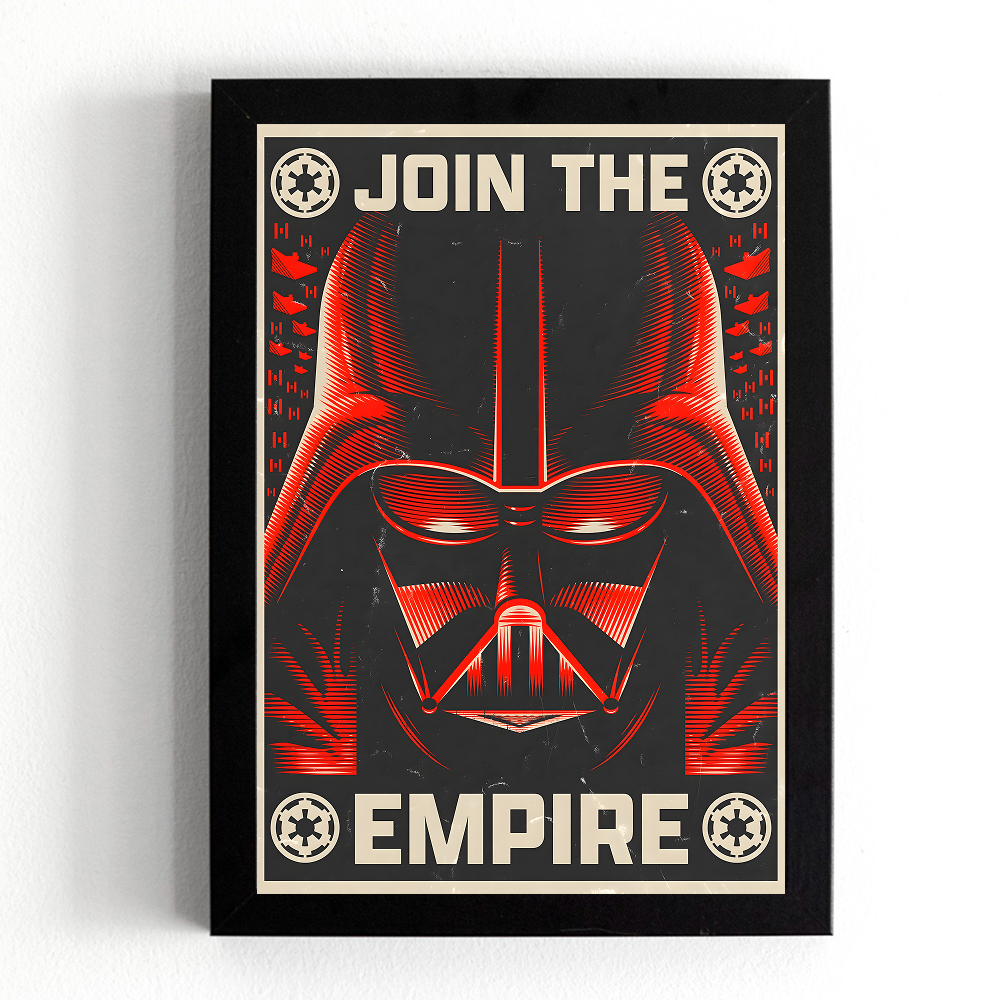 تابلو طرح دارث ویدر استاروارز (Star Wars) کد 1166