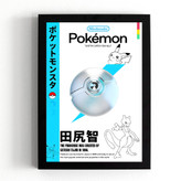 تابلو طرح پوکمون (pokemon) کد 1192