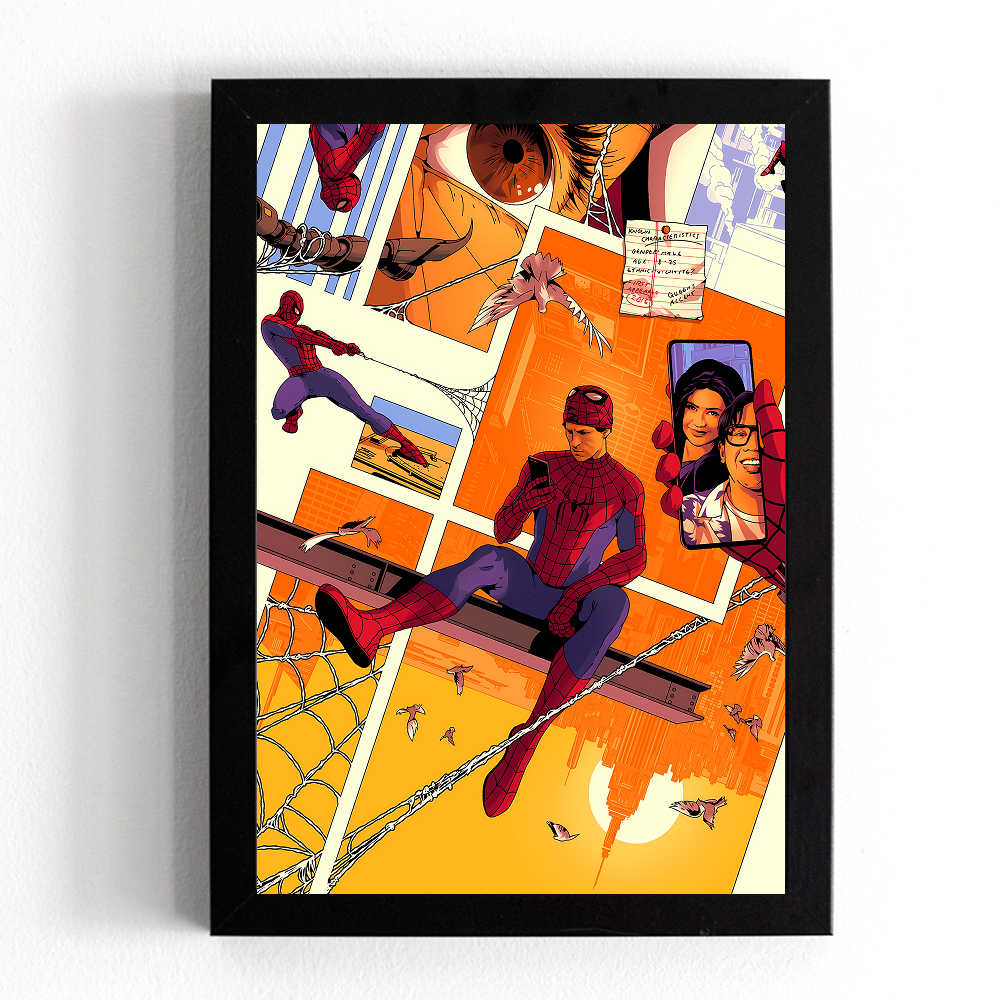 تابلو طرح اسپایدرمن (Spidrman) کد 1212