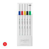 فاینلاینر رنگی یونی مدل EMOTT بسته 5 عددی