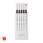 فاینلاینر رنگی یونی مدل EMOTT بسته 5 عددی